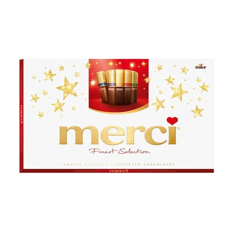 Ciocolata asortata Merci, 400 g