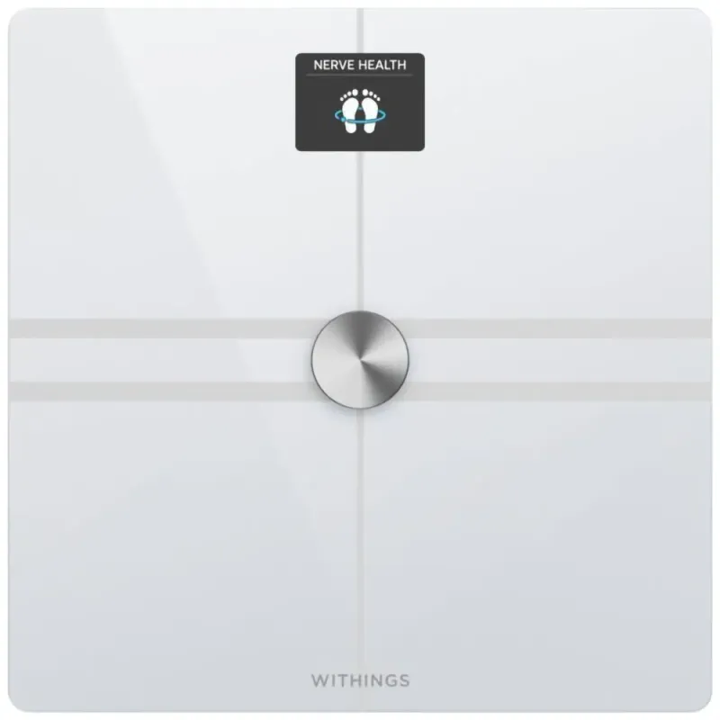 Cantar corporal Smart WITHINGS Body Smart, Bluetooth, Wi-Fi, Alb