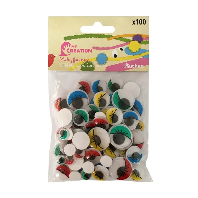 Stickere In forma de ochi Auchan, 100 buc