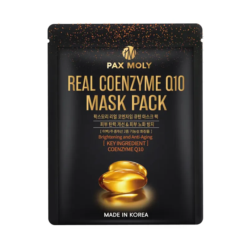 Masca servetel PaxMoly cu coenzima Q10, 25 ml