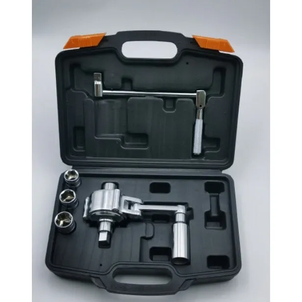 Cheie cu multiplicator de torsiune MWAOWM, 3200N.M, 3 socketi 17mm, 19mm, 21mm, pentru demontare roti auto