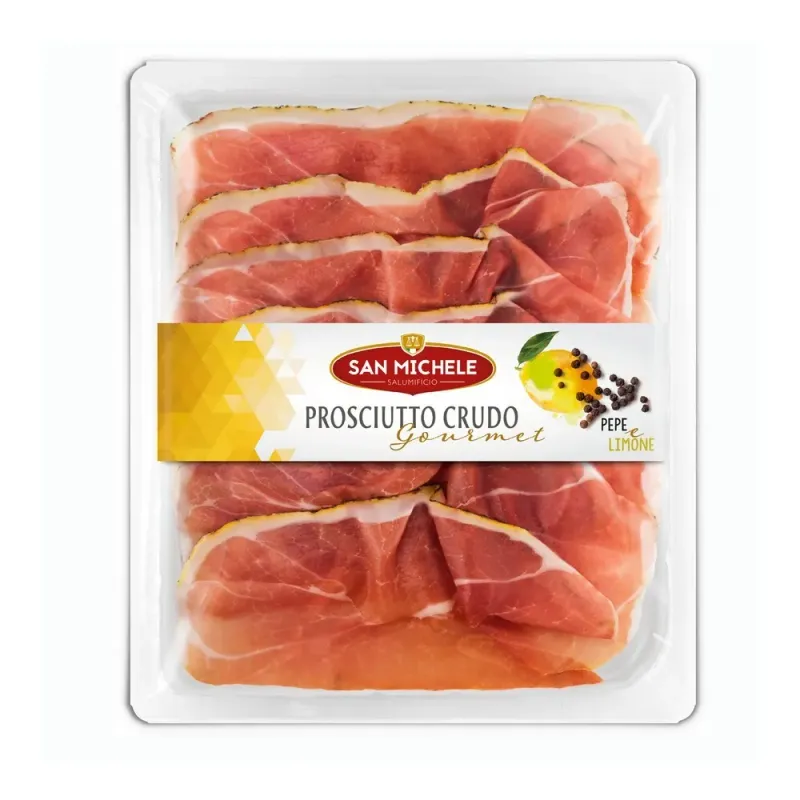 Prosciutto crudo San Michele cu lamaie si piper, 90 g