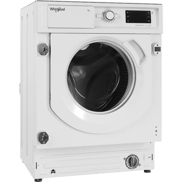 Masina de spalat rufe incorporabila Whirlpool BI WMWG 91485 EU, Al 6-lea Simt, FreshCare+, Motor inverter, 9 Kg, 1400 rpm, Clasa B, Alba