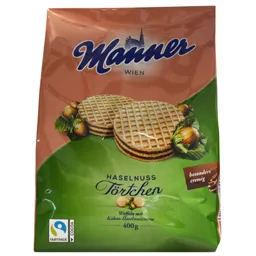 Napolitane cu crema de alune de padure 400g