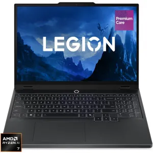 Laptop Lenovo Gaming 15.1 Legion 5 15AKP10, WQXGA OLED 165Hz, Procesor AMD Ryzen™ Al 7 350 (16M Cache, up to 5.0 GHz), 24GB DDR5, 1TB SSD, GeForce RTX 5070 8GB, No OS, Eclipse Black, 3Yr Onsite Premium Care