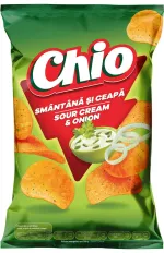 Chipsuri cu smantana si ceapa Chio, 125 g