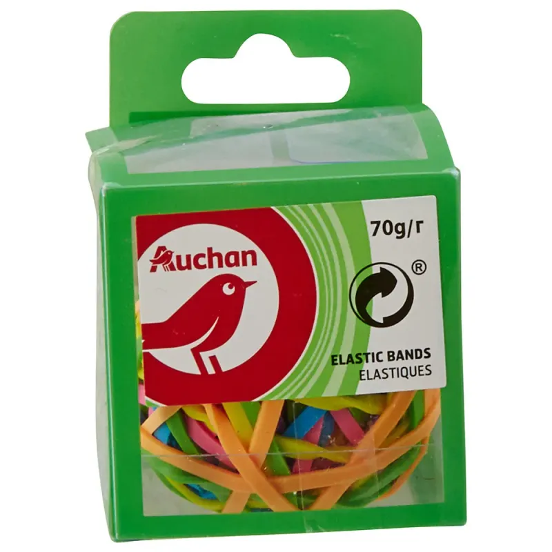 Set elastice Auchan, diverse culori