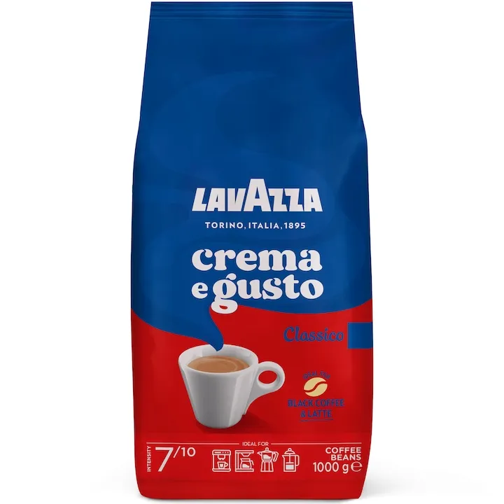 Cafea boabe, Lavazza Crema e Gusto Classico, 1 kg