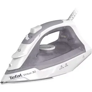 Fier de calcat TEFAL Virtuo FV2C43E0, 2000W, 120g/min, 240ml, talpa ceramica, alb-gri