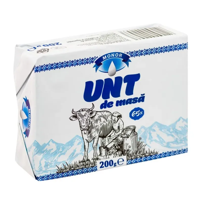 Unt de masa Monor, 65% grasime, 200 g