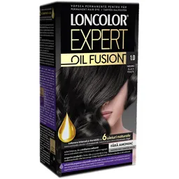 Vopsea de par permanenta fara amoniac 1.0 Negru