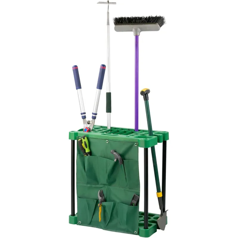Suport Consola de Perete Click pentru Unelte de Gradina 58.5 X 31.5 X 61 Cm, Verde