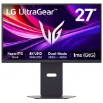 Monitor LED Nano-IPS LG UltraGear 27G850A-B, 27", 4K UHD, 240Hz, Dual Mode, AMD FreeSync Premium Pro, HDR600, pivot, negru
