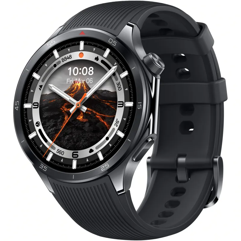 Smartwatch OPPO Watch X2, 1.5 inch, GPS, Android, Lava Black