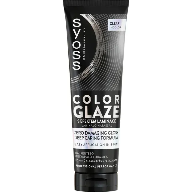 Tratament de laminare Syoss Color Glaze Clear Incolor, 130 ml