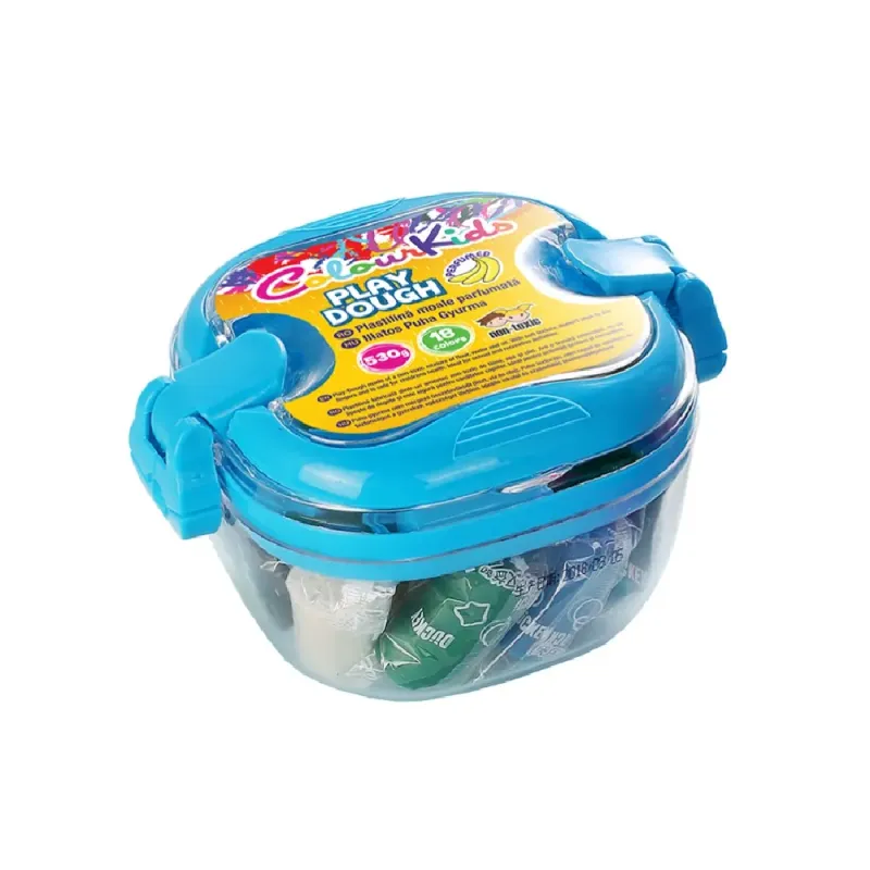 Plastilina usoara 18 culori, 530g