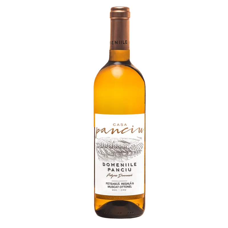 Vin alb demisec Casa Panciu, Feteasca Regala, Muscat Ottonel 0.75 l