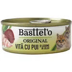 Hrana umeda pentru pisici, vita cu pui si legume in jeleu 85g