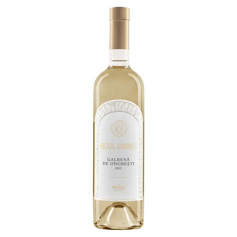 Vin alb sec Beciul Domnesc, Galbena de Odobesti, 0.75 l