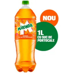 Bautura racoritoare carbogazoasa cu suc de portocale 1L