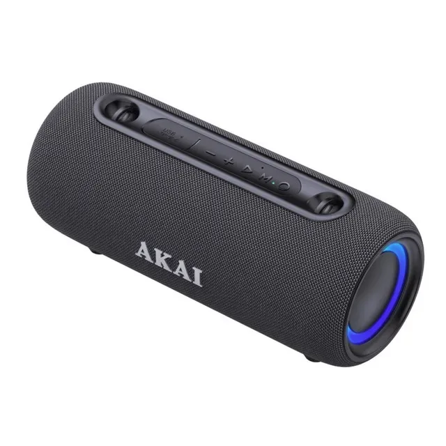 Boxa portabila Akai ABTSW-40, 15W, Bluetooth 5.3, autonomie 7 ore, negru