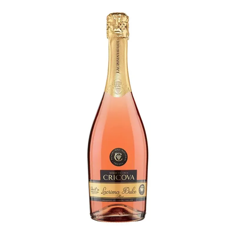Vin spumant rose Cricova Lacrima Dulce, 0.75 l
