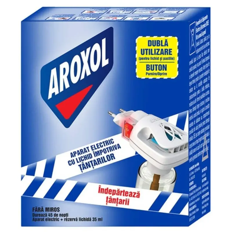 Aparat electric cu lichid impotriva tantarilor Aroxol