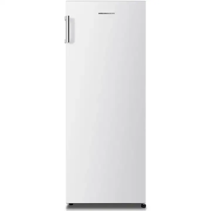 Frigider cu o usa Heinner HF-HS250E++, 242 l, Clasa E, Control mecanic cu termostat ajustabil, Lumina led, H 144 cm, Alb.