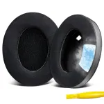 Set 2 bureti de Inlocuire cu gel racitor pentru Sony WH-1000XM4 (WH1000XM4) Over-Ear - Spuma de memorie de lux, Negru