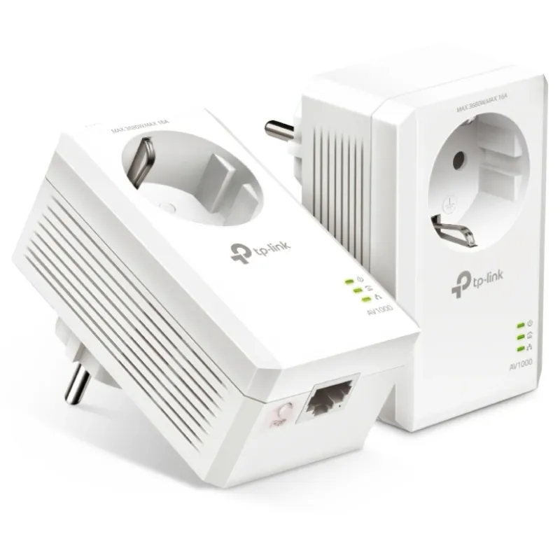 Kit Adaptor Powerline Tp-Link TL-PA7017P KIT, AV1000 Gigabit