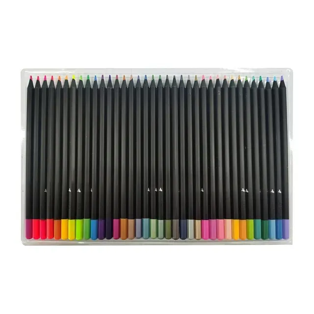 Set 36 creioane colorate Auchan, pastel neon