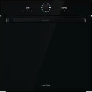 Cuptor incorporabil GORENJE BOS6737SYB, Electric, Autocuratare AquaClean, 77 l, Clasa A, negru