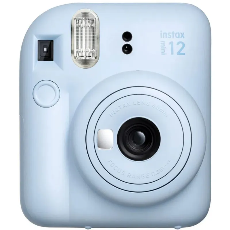 Set Aparat foto instant FUJIFILM Instax Mini 12 + Hartie 2 x 10 + Album, Pastel Blue