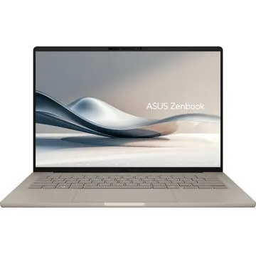 Notebook Asus ZenBook A14 OLED UX3407RA-QD043X Snapdragon X Elite X1E-78-100 14 inch RAM 16 GB SSD 1 TB Qualcomm Adreno Windows 11 Pro Zabriskie Beige