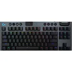 Tastatura Gaming Wireless mecanica LOGITECH G915 X Lightspeed TKL Tactile Switches, Bluetooth, USB, Layout US INT, negru