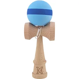Kendama X Originala, Profesionala, Flippy, din lemn, Rubber Grip, 18 cm, diverse culori
