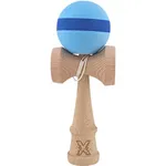 Kendama X Originala, Profesionala, Flippy, din lemn, Rubber Grip, 18 cm, diverse culori