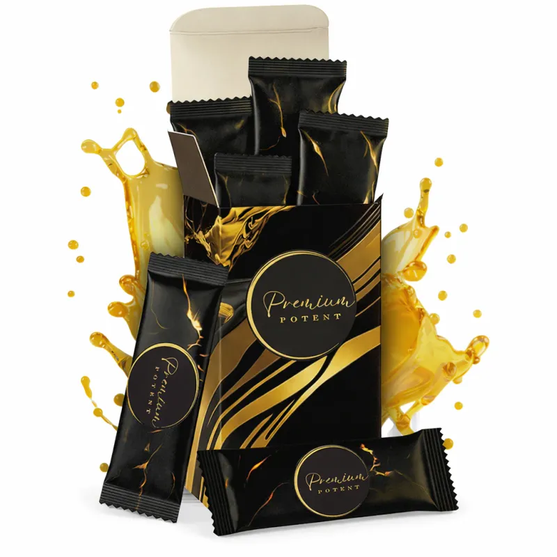 Miere afrodisiaca Premium Potent x 6 Plicuri, pentru potenta, erectie si intarzierea ejacularii