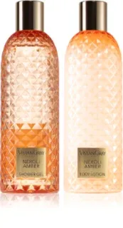 Vivian Gray Gemstone Neroli & Amber set cadou cu efect de hidratare