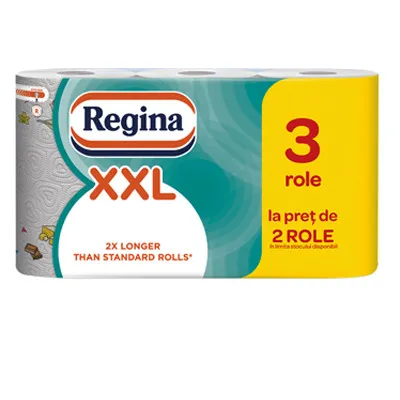 Prosop bucatarie Regina XXL 2 straturi, 3 role