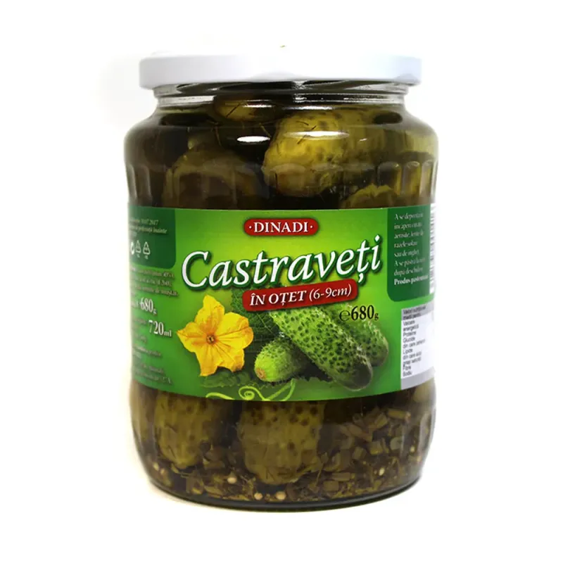 Castraveti in otet Dinadi, 680 g