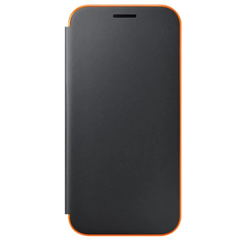 Husa de protectie Neon Flip Cover Samsung pentru Galaxy A3 (2017), Black