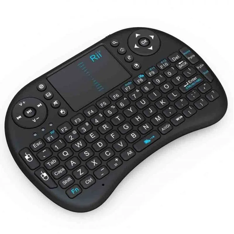 Mini tastatura wireless cu touch pad mouse, Rii, pentru XBox, PS, PC, Notebook, Smart TV
