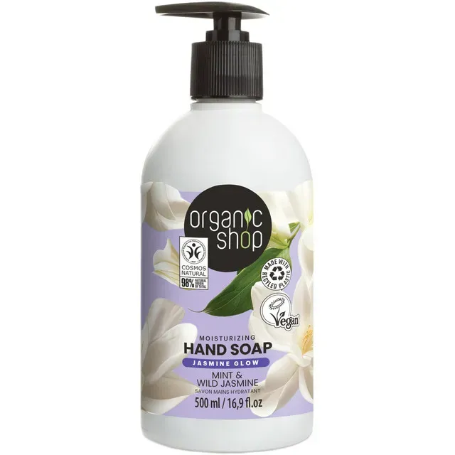 Sapun lichid Organic Shop Jasmine & Mint, 500 ml