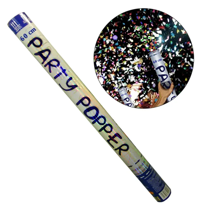 Tun cu confetti Hestia multicolore, 60 cm