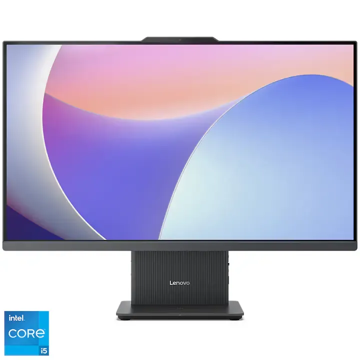 Sistem All-in-One Lenovo IdeaCentre AIO 27IRH9 cu procesor Intel® Core™ i5-13420H pana la 4.6GHz, 27" Full HD, IPS, 16GB DDR5, 1TB SSD, Intel® UHD Graphics, No OS, Luna Grey