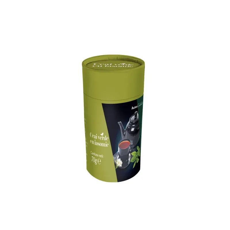 Ceai verde cu iasomie Auchan, 70 g