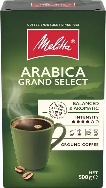 Cafea macinata Melitta Arabica Grand Select, 500 g