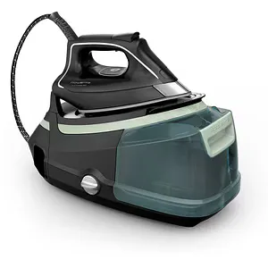Statie de calcat ROWENTA Eco Steam Pro DG9621F0, 2800W, 500g/min, 1300ml, talpa Microsteam 400 Laser, negru-argintiu