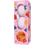 Bombe de baie aromate Dairy Fun: capsuni, afine si piersica, 3 x 100 g